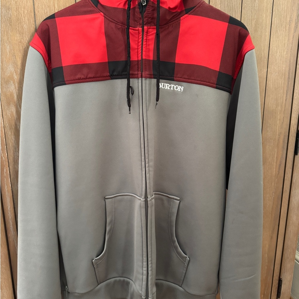 Burton Red and Gray Men's Jacket